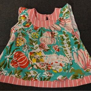 Matilda Jane Floral Tank Top - Pink, Green, and Blue